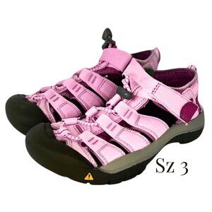 Pink Sandals,Kids Size 3, Keen Waterproof, Velcro Closure